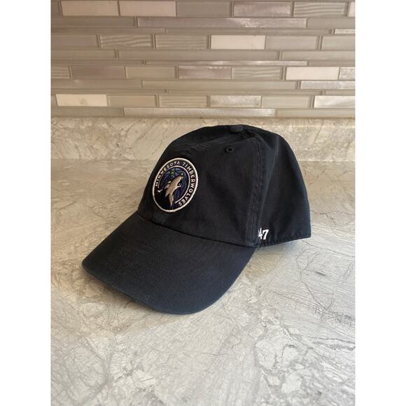 Dark Blue Minnesota Timberwolves Strapback NBA Hat - Picture 1 of 7